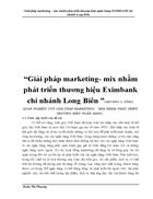 Giải pháp marketing mix nhằm phát triển thương hiệu Eximbank chi nhánh Long Biên 1