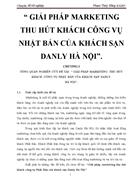 Giải pháp marketing thu hút khách công vụ nhật bản của khách sạn danly HÀ NỘI