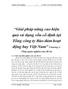 Giải pháp nâng cao hiệu quả sử dụng vốn cố định tại Tổng công ty Bảo đảm hoạt động bay Việt Nam 3