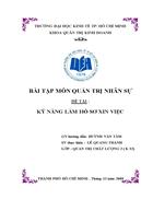 Kỹ năng làm hồ sơ xin việc