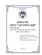 Báo cáo hực tập tổng hợp tại công ty cổ phần hỗ trợ phát triển công nghệ DETECH