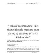 Tái cấu trúc marketing mix nhằm xuất khẩu mặt hang trang sức mỹ ký của công ty TNHH Shinhan Vina 5