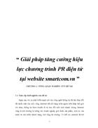 Giải pháp tăng cường hiệu lực chương trình PR điện tử tại website smartcom vn 6