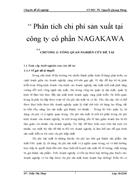 Phân tích chi phí sản xuất tại công ty cổ phần NAGAKAWA 1