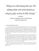 Nâng cao chất lượng đào tạo bồi dưỡng nhân viên kinh doanh tại công ty giấy và bao bì Phú Giang 6