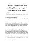 Ke toan nghiep vu xuat khau mat hang theu ren tai cong ty co phan XNK my nghe Thang Long 4