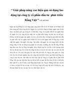 Giải pháp nâng cao hiệu quả sử dụng lao động tại công ty cổ phần đầu tư phát triển Rồng Việt