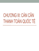 Cán cân thanh toán quốc tế