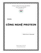 Giáo trình công nghệ protein