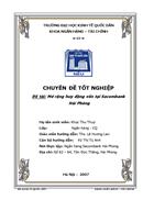 Mở rộng huy động vốn tại Sacombank