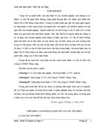 Thực trạng CCTC của công ty TNHH Tiếng Vang