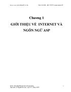 Giới thiệu về internet và ngôn ngữ ASP