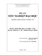 Phần mềm đồ họa 3 chiều ứng dụng trong y tế - phim hoạt hình