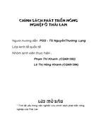 Chính sách phát triển nông nghiệp ở Thái Lan