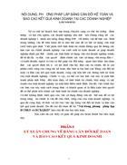 Nội dung, phương pháp lập BCĐKT và BCKQKD