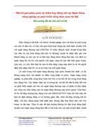 Một số giải pháp quản lý nhằm huy động vốn tại Ngân hàng nông nghiệp và phát triển nông thôn nam Hà Nội