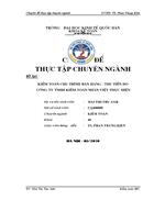 Kiểm toán chu trình bán hàng - thu tiền do do Công ty TNHH Kiểm toán Nhân Việt thực hiện