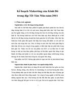 Kế hoạch Makerting của Kinh Đô trong dịp Tết Tân Mão năm 2011