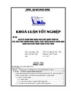 Dịch vụ giám định hàng hoá xuất nhập khẩu và các giải pháp nhằm hoàn thiện, phát triển dịch vụ giám định hàng hoá xuất nhập khẩu ở Việt Nam