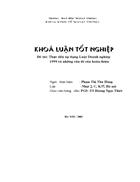 Thực tiễn áp dụng Luật Doanh nghiệp 1999 và những vấn đề cần hoàn thiện Người thực hiện