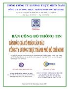 Bản cáo bạch Công ty Lương Thực thành phố Hồ Chí Minh