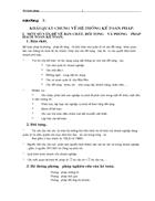 Khái quát chung về hệ thống kế toán pháp