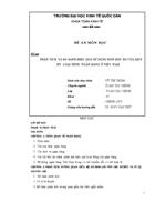 Phân tích hồi qui sự phụ thuộc của hệ số sinh lời vốn chủ sở hữu vào tỷ lệ Nợ / Vốn chủ và loại hình ngân hàng.