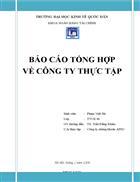 Báo cáo tổng hợp về công ty thực tập – công ty chứng khoán apec