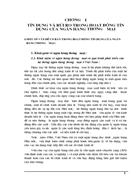 Tín dụng và rủi ro trong hoạt động tín dụng của ngân hàng nông nghiệp và phát triển nông thôn Hà Nội
