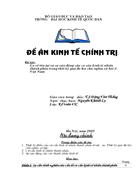 Cơ sở tồn tại và sự vận động của cơ cấu kinh tế nhiều thành phần trong thời kỳ quá độ lên chủ nghia xã hội ở Việt Nam