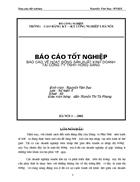 Báo cáo thực tập tại công ty TNHH Hồng Sáng