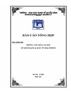 Báo cáo thực tập tại sở kế hoạch và đầu tư thành phố Hải Phòng.