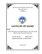 hoàn thiện kế toán thành phẩm và tiêu thụ thành phẩm tại nhà xuất bản thống kê