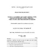 Nang cao hieu qua huy dong von tai Ngan hang cong thuong Viet Nam Chi nhanh Hoan Kiem 1