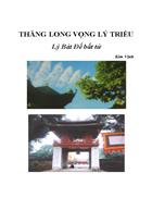 Thăng Long vọng Lý Triều