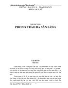 Bài dự thi phong trào Ba sẵn sàng