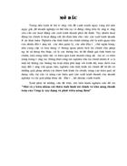 Một số ý kiến nhằm cải thiện tình hình tài chính và khả năng thanh toán của Công ty xây dựng và phát triển nông thôn