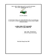 Cơ sở tâm lý học của việc đổi mới công tác đánh giá và sử dụng cán bộ ở chi nhánh ngân hàng phát triển tỉnh Hòa Bình