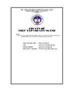 Một số giải pháp hoàn thiện công tác quản lý thu thuế xuất nhập khẩu tại Chi cục hải quan Cảng Cửa Lũ