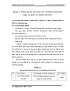 Báo cáo thực tập tổng hợp tại Công ty Cổ phần Thương Mại Và Đầu Tư Đông Dương