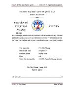 Hoàn thiện đánh giá hệ thống kiểm soát nội bộ trong kiểm toán báo cáo tài chính do Công ty TNHH dịch vụ tư vấn tài chính kế toán và kiểm toán AASA thực hiện