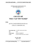 Quản lý phân phối sản phẩm tại công ty TNHH Phúc Hà