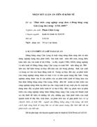 Phát triển công nghiệp nông thôn ở Đồng bằng sông Cửu Long theo hướng CNH HĐN