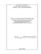 Mở rộng và nâng cao hiệu quả kinh tế đối ngoại theo hướng tăng khả năng cạnh tranh và chủ động hội nhập kinh tế khu vực và quốc tế