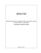 Buôn bán phụ nữ và trẻ em ở Việt Nam thực trạng nguyên nhân và giải pháp