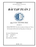 Bài cá nhân thương mại K33 9 điểm Bản chất của quảng cáo thương mại Nêu các văn bản