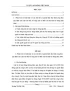 Đề 3 học kỳ lao động Phân tích và bình luận về các chủ thể có quyền lãnh đạo đình công theo quy định của Luật sửa đổi bổ sung một số điều của Bộ luật lao động năm 2006