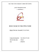 Đánh giá kết quả đổi mới công nghệ 3G của Viettel Báo cáo quản trị công nghệ