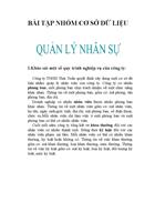 Quản lí nhân sự tại Công ty TNHH Thái Tuấn