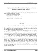 Nghiên cứu Mô Hình Bể Lọc Sinh Học Ứng Dụng Xử Lí Nước Thải Bệnh Viện KrôngNăng ĐăkLăk